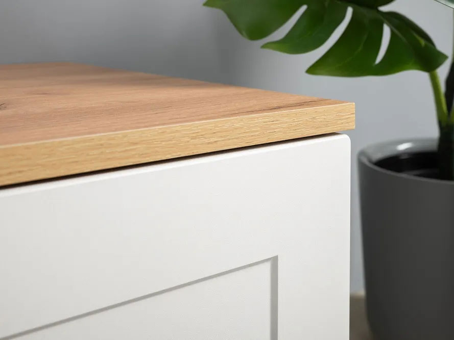 Комод Остин 16.240 Белый шагрень/Дуб Золотой CRAFT купить в Москве