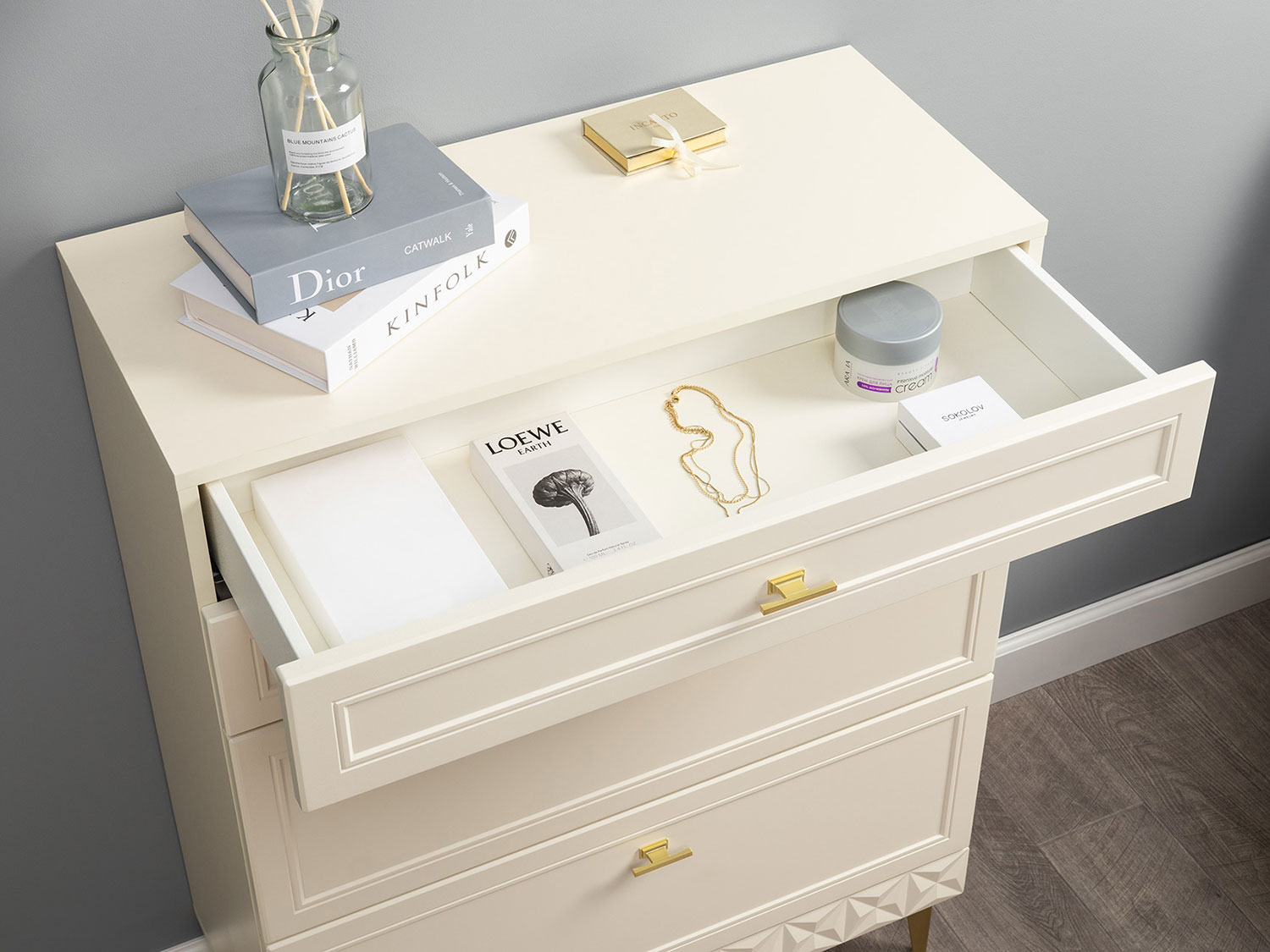 Комод Марион 16.249, Слоновая кость купить в Москве