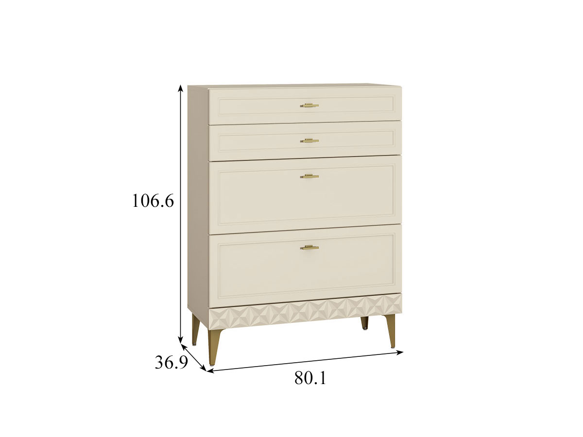 Комод Марион 16.249, Слоновая кость купить в Москве