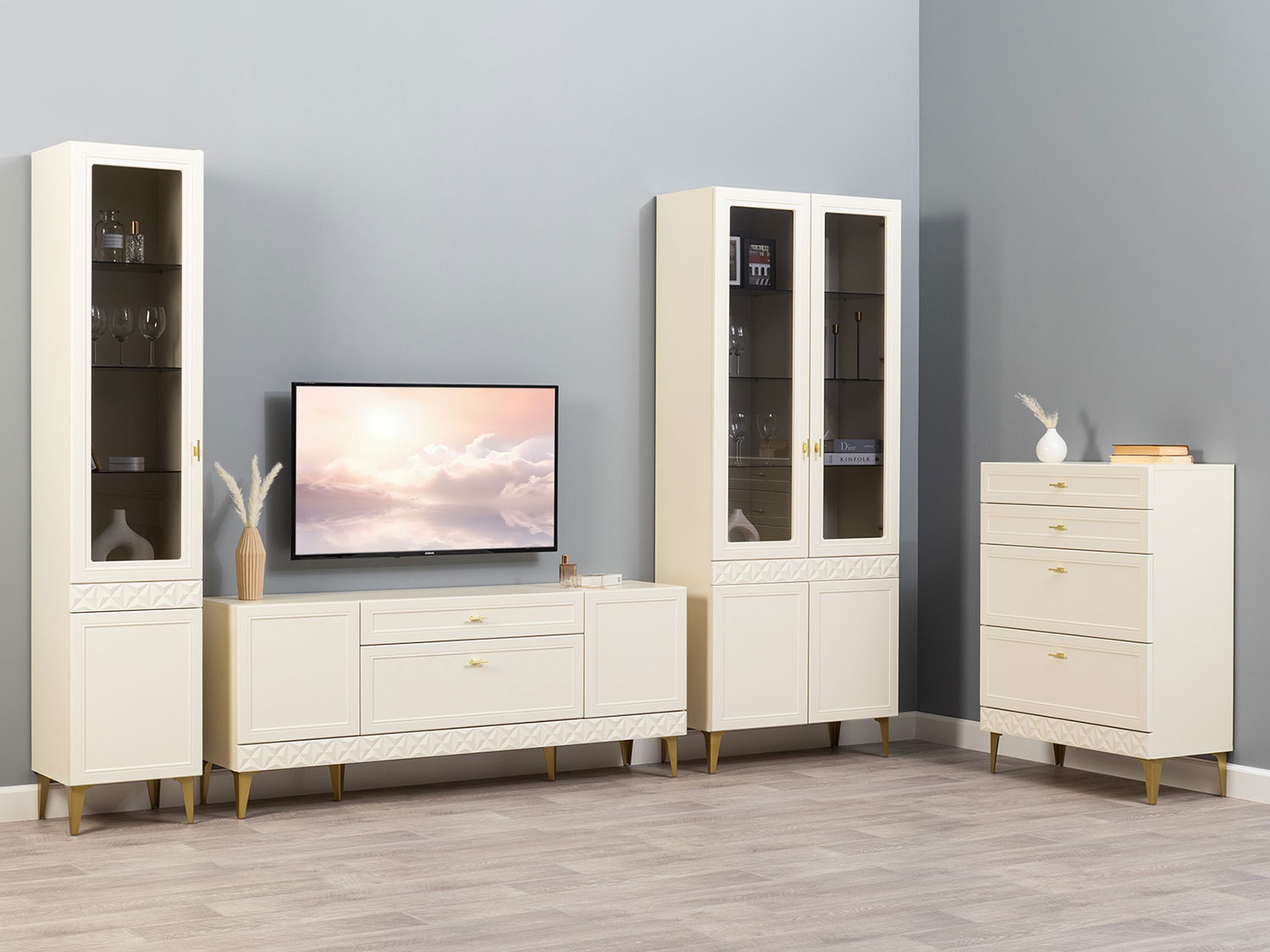 Тумба Марион 16.167, Слоновая кость купить в Москве