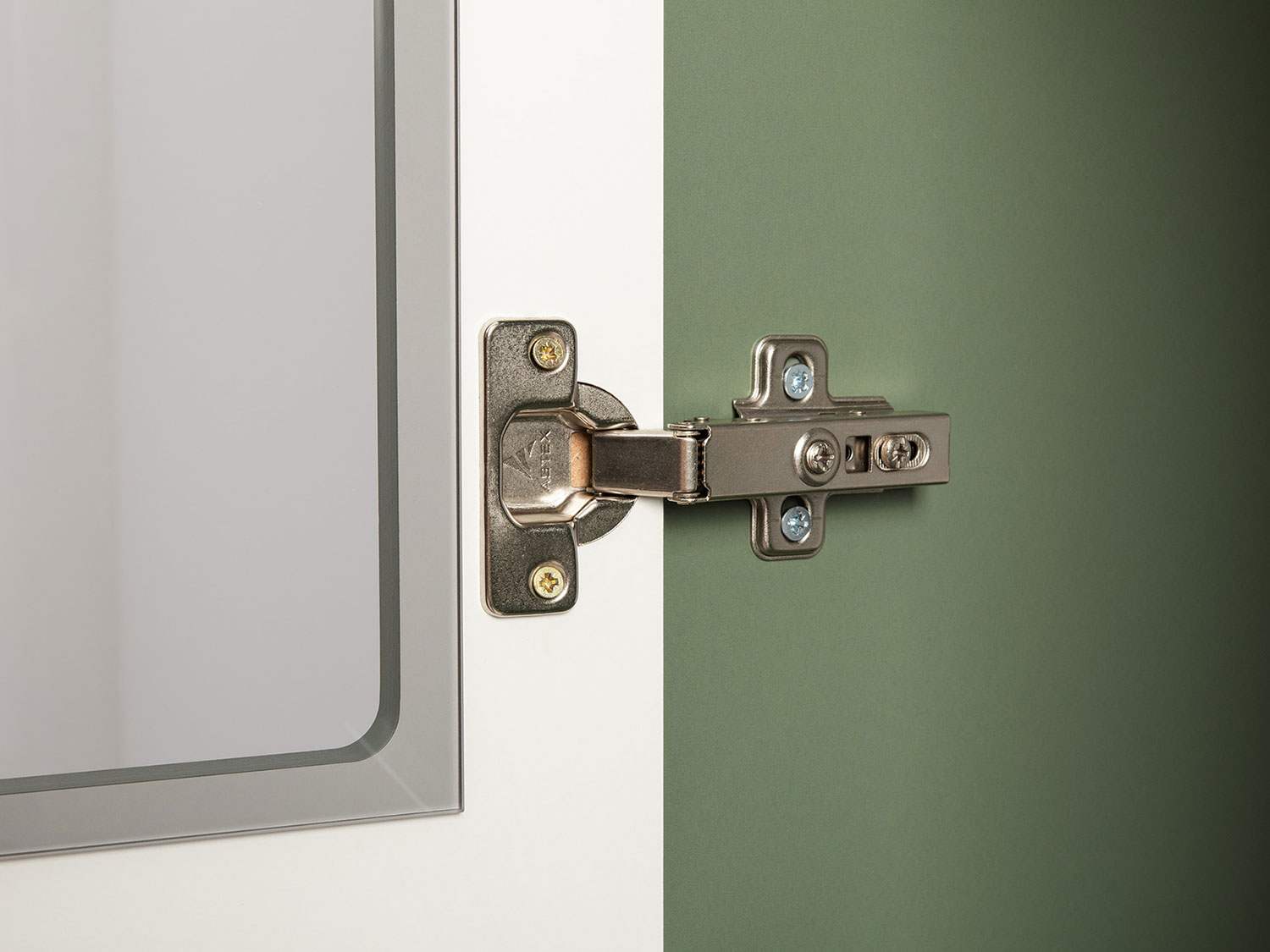 Шкаф навесной Марион 16.334, Дымчатый зеленый / Олива шагрень купить в Москве