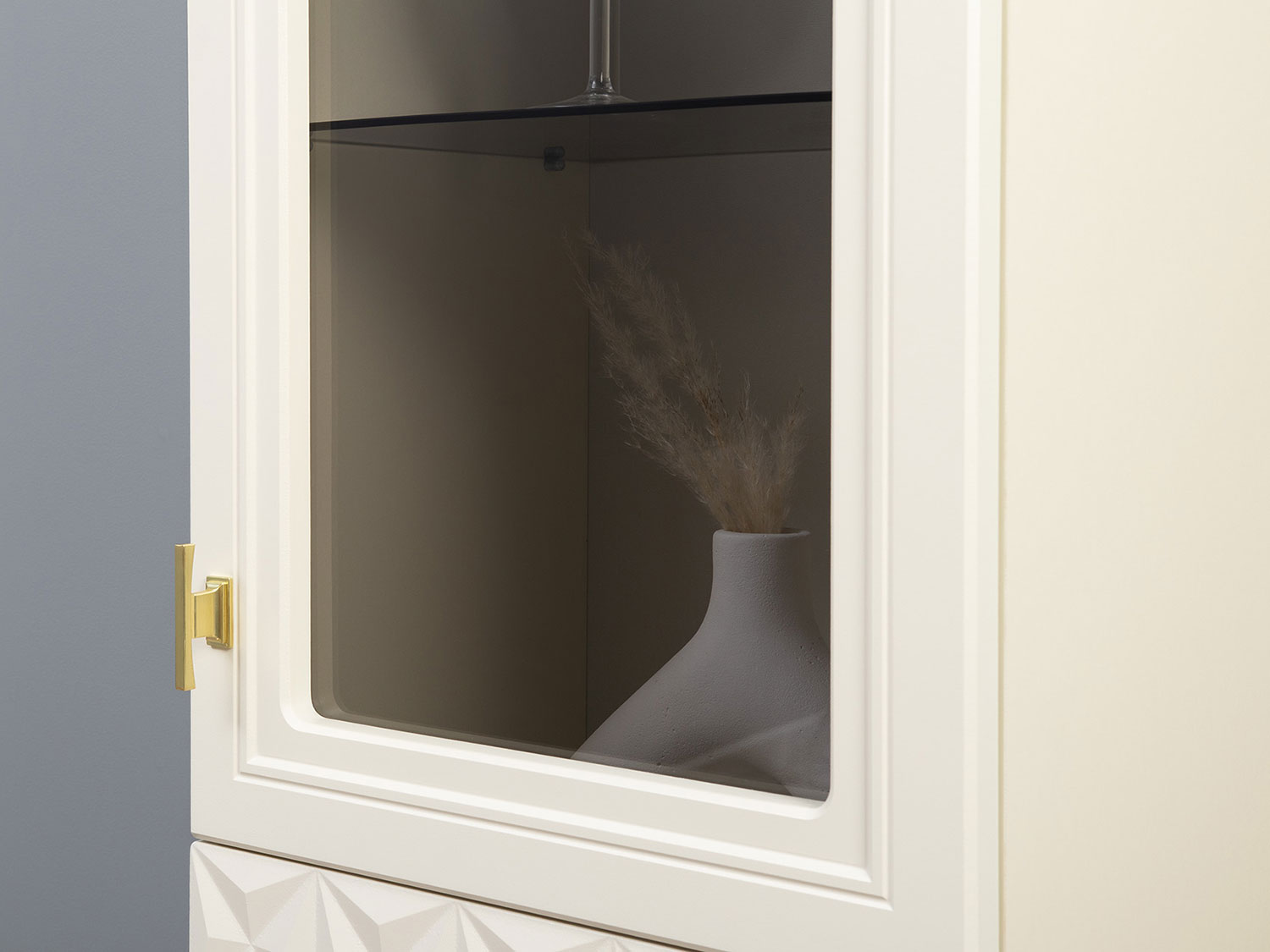 Шкаф навесной Марион 16.334, Слоновая кость купить в Москве