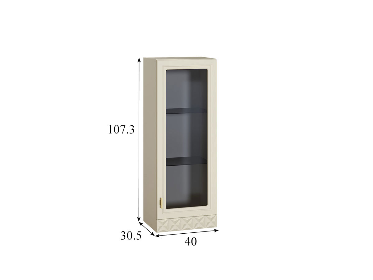 Шкаф навесной Марион 16.334, Слоновая кость купить в Москве