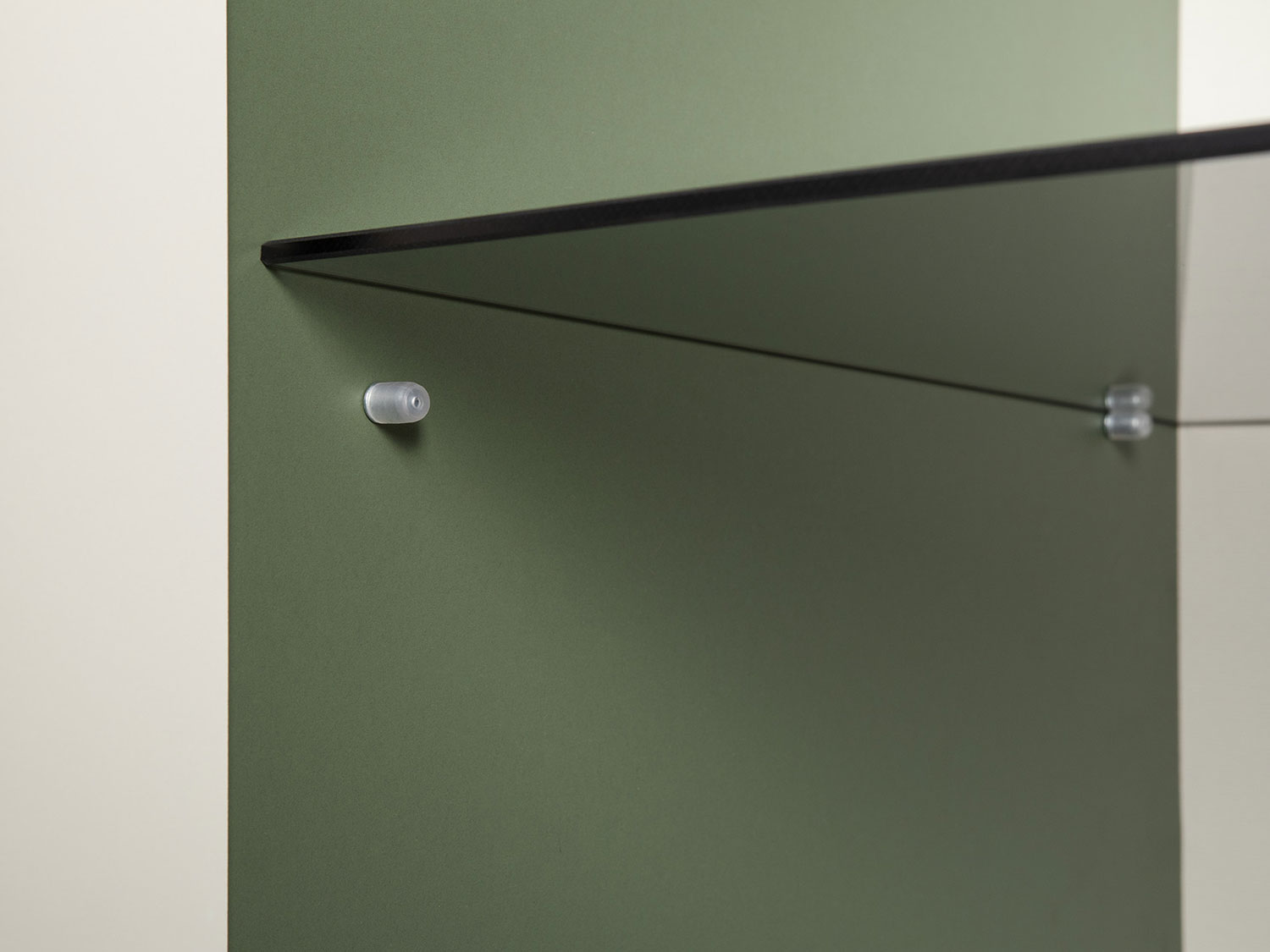 Шкаф-витрина Марион 16.397.01, Дымчатый зеленый / Олива шагрень купить в Москве