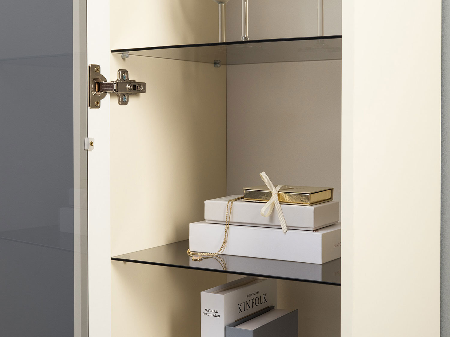 Шкаф-витрина Марион 16.397.01, Слоновая кость купить в Москве