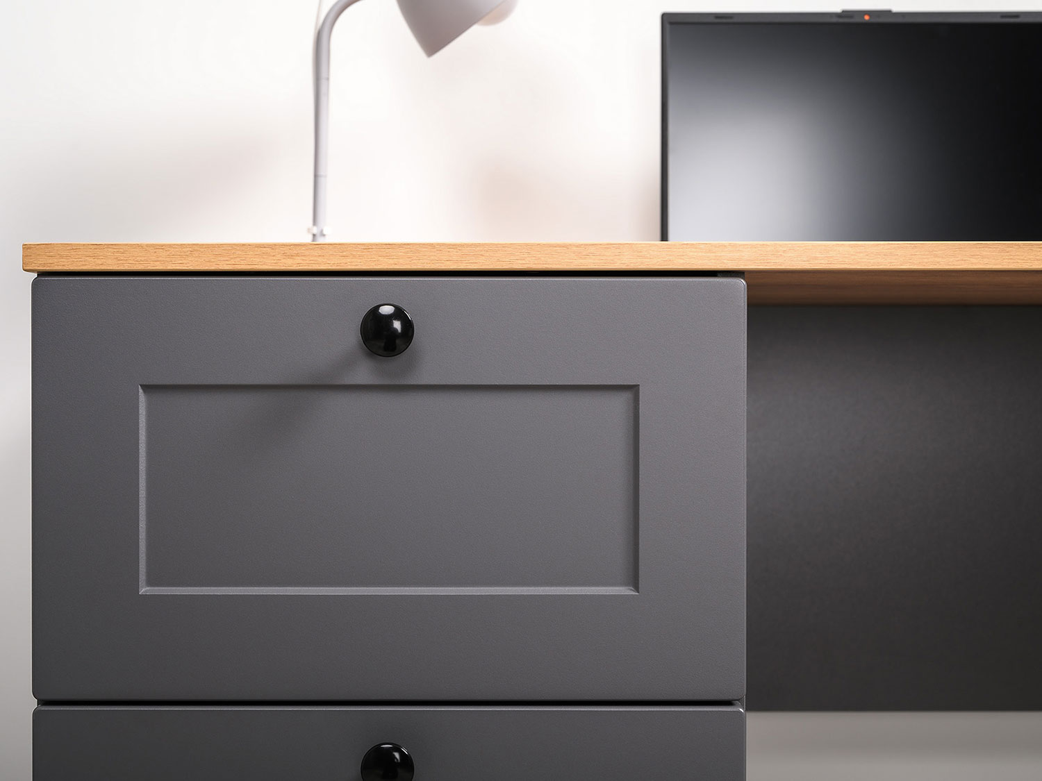 Стол письменный Остин 12.159, Серый Графит/Дуб Золотой CRAFT купить в Москве