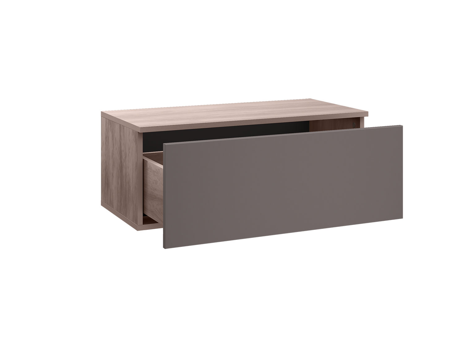 Тумба под ТВ Роквуд 16.54.01, Эмили Блаш + Графит мягкая шагрень купить в Москве