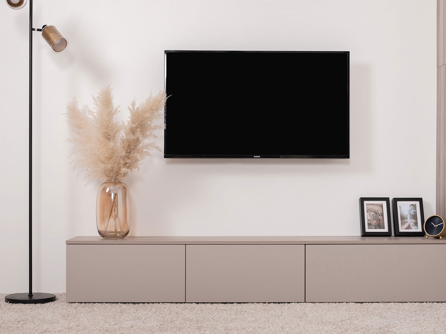 Тумба под ТВ Роквуд 16.54.02, Эмили Блаш + Крем купить в Москве