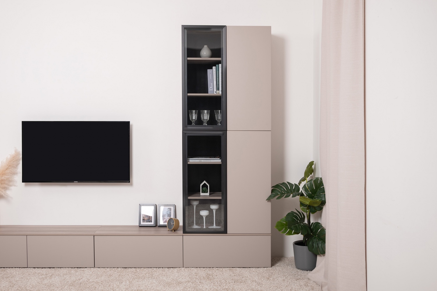 Шкаф навесной Роквуд 16.322.01, Эмили Блаш + Крем купить в Москве