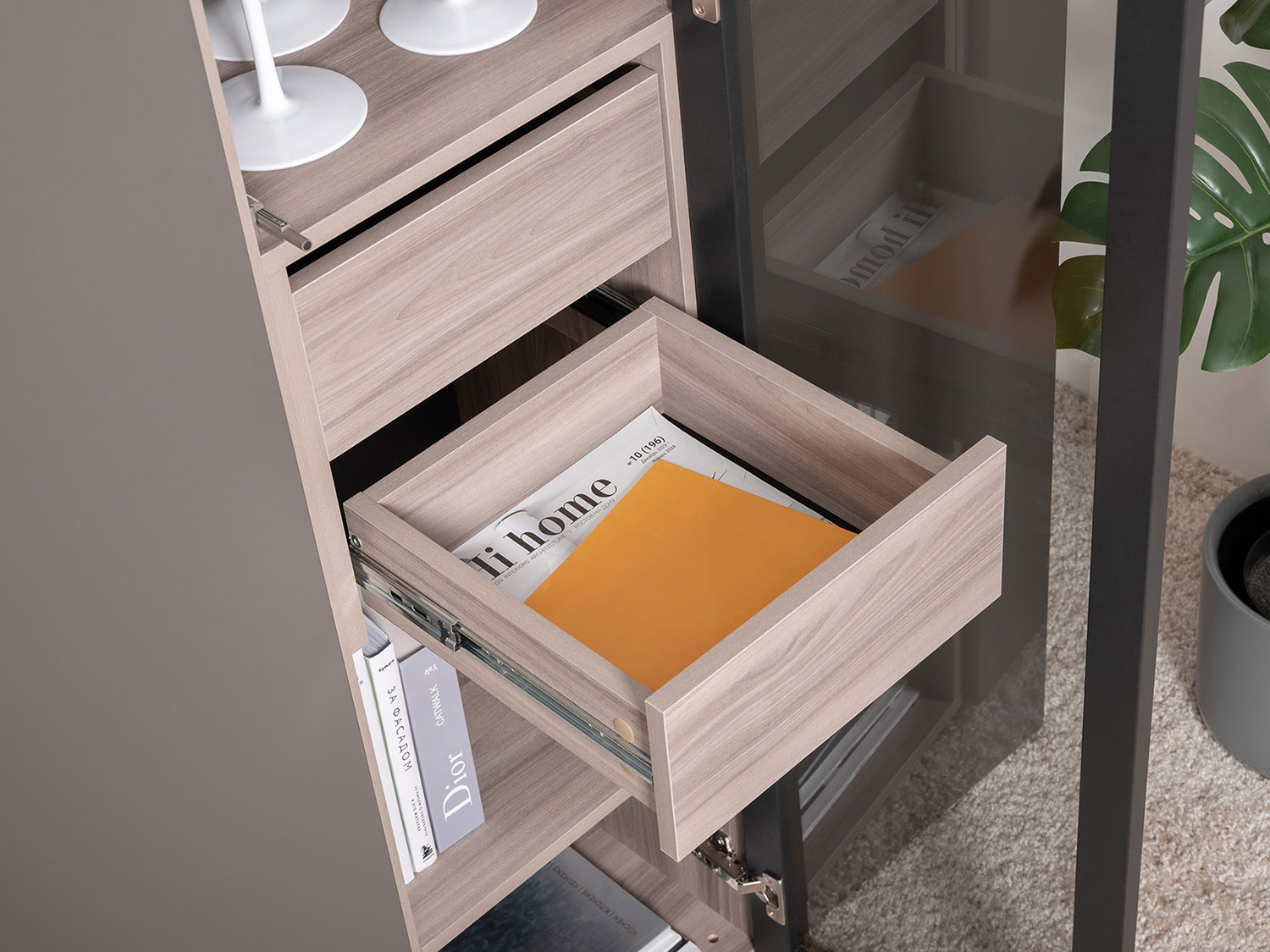 Шкаф-витрина Роквуд 16.322.04 купить в Москве