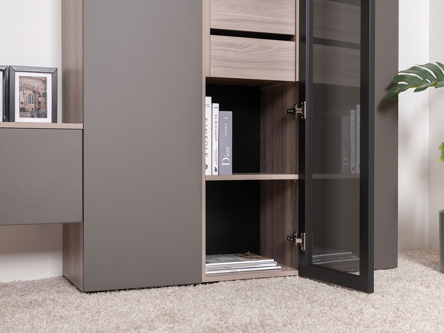 Шкаф-витрина Роквуд 16.322.04 купить в Москве