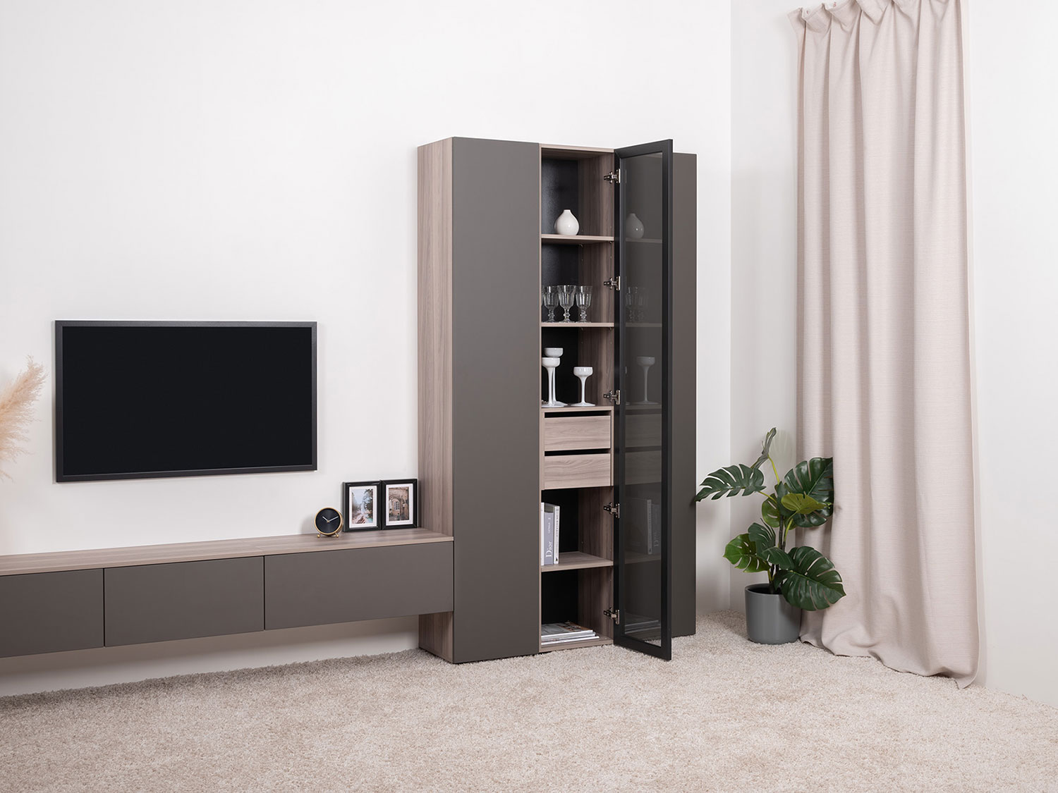 Шкаф-витрина Роквуд 16.322.04 купить в Москве