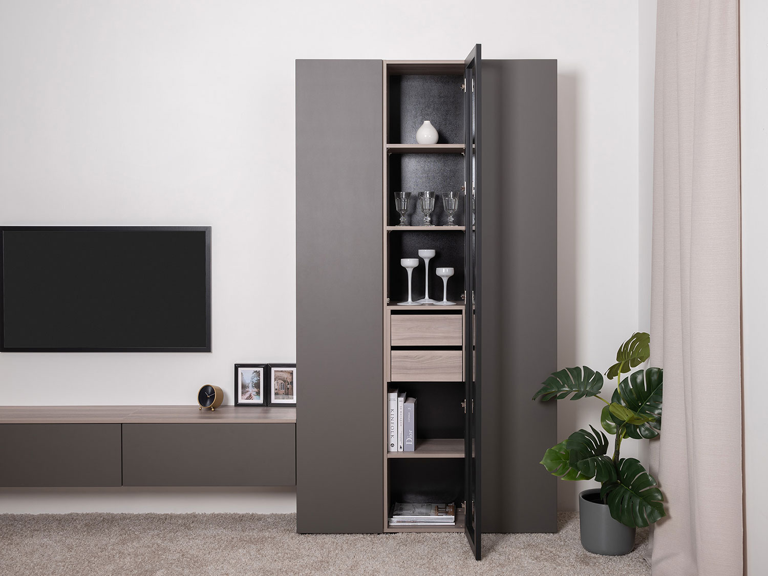 Шкаф-витрина Роквуд 16.322.04 купить в Москве