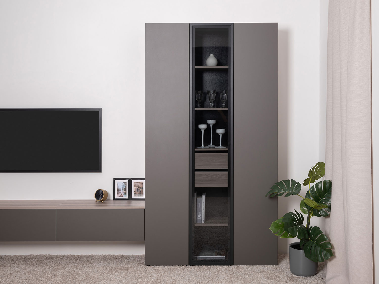 Шкаф-витрина Роквуд 16.322.04 купить в Москве