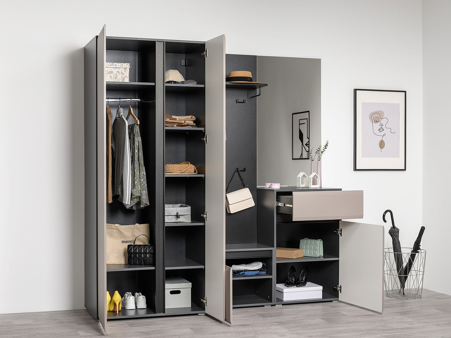 Шкаф двустворчатый Сидней 16.367.02 купить в Москве