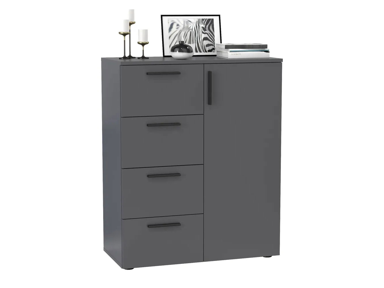 Комод Эйр 16.241, серый графит купить в Москве