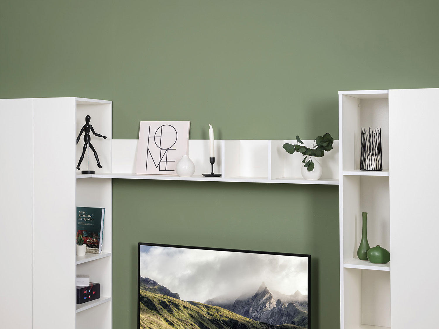 Полка Эйр 16.490, белый шагрень купить в Москве