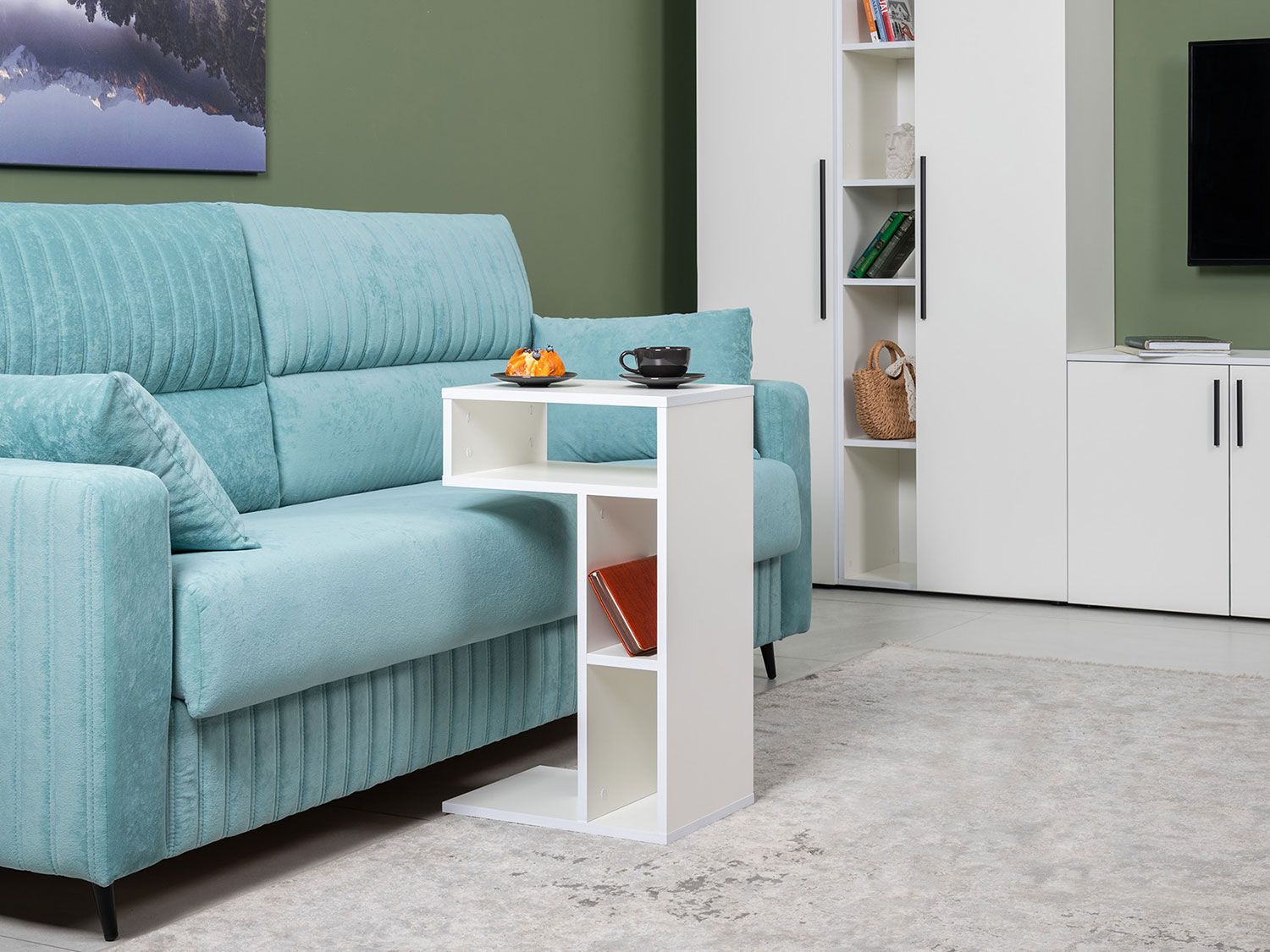 Стол Эйр 12.114, белый шагрень купить в Москве