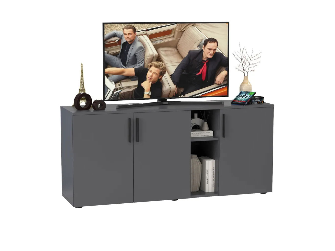 Тумба под ТВ Эйр 16.55, серый графит купить в Москве