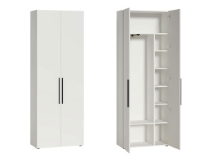 Шкаф для одежды Эйр 13.340, белый шагрень