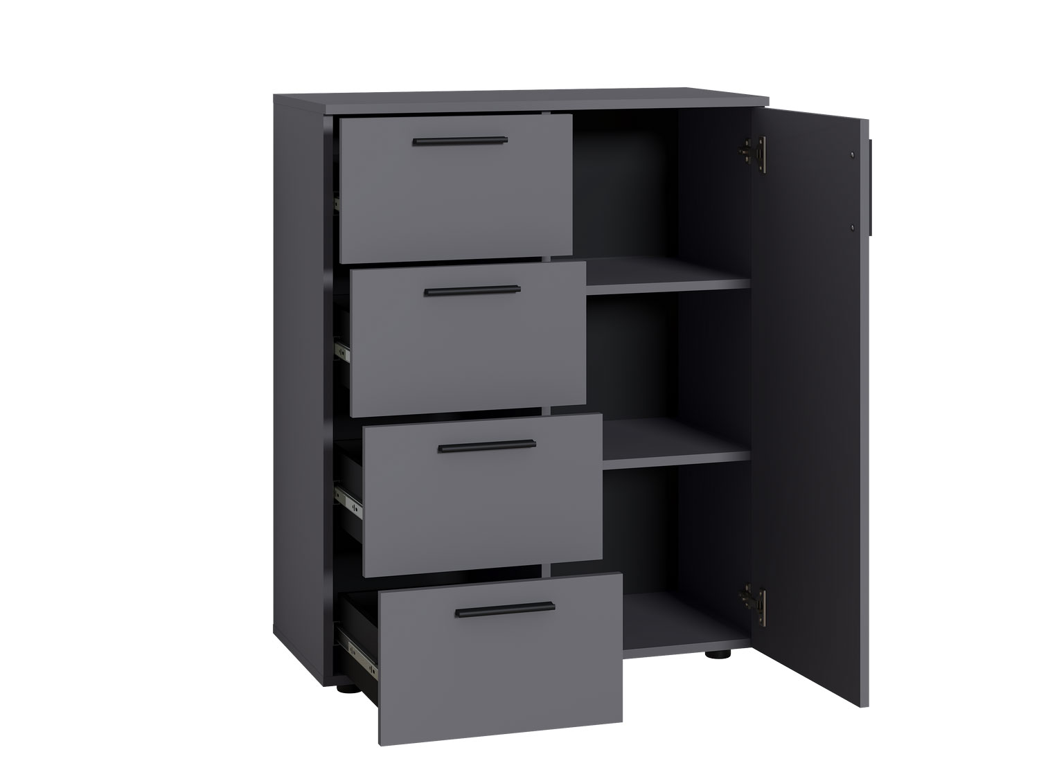 Гостиная Эйр Комплект 2, серый графит купить в Москве