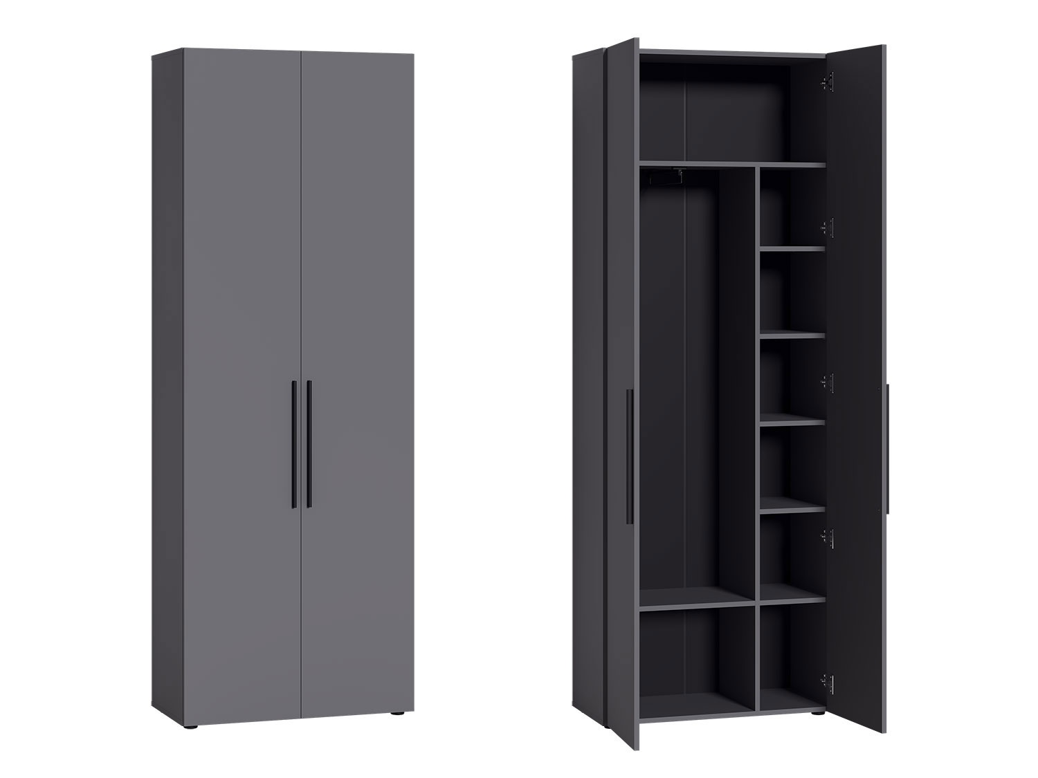 Гостиная Эйр Комплект 3, серый графит купить в Москве