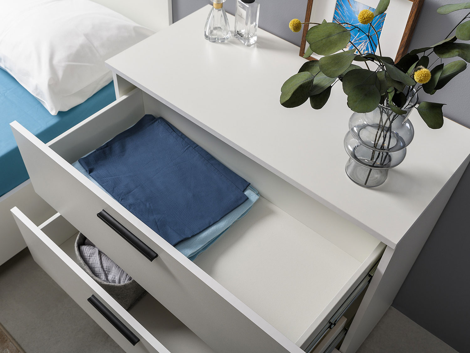 Комод Эйр 16.242, белый шагрень купить в Москве