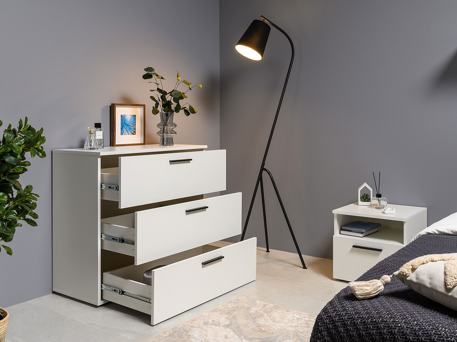 Комод Эйр 16.242, белый шагрень купить в Москве