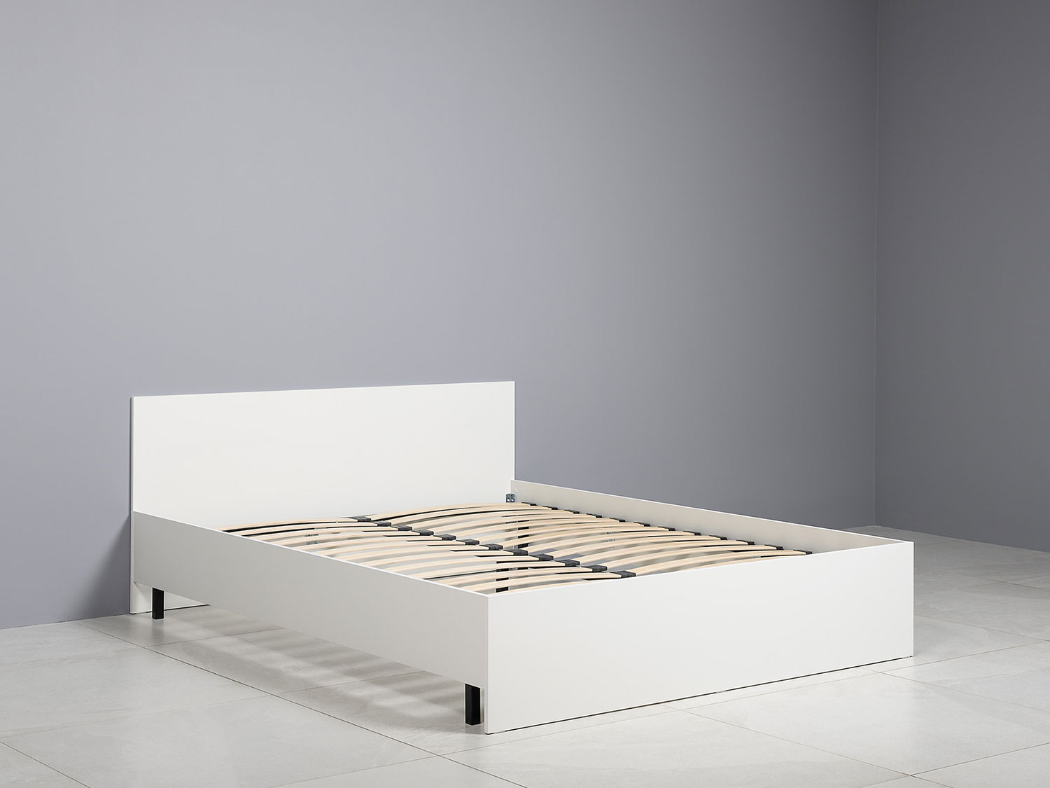 Кровать Эйр 11.46.02 с ортопедическим основанием (1600), белый шагрень купить в Москве