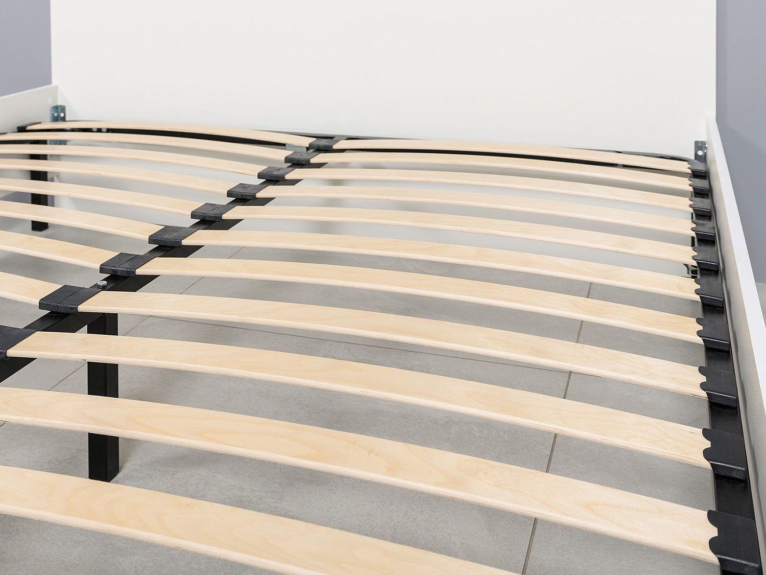 Кровать Эйр 11.46.02 с ортопедическим основанием (1600), белый шагрень купить в Москве