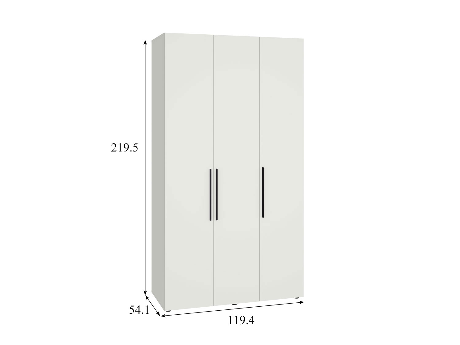 Шкаф комбинированный Эйр 13.182, белый шагрень купить в Москве