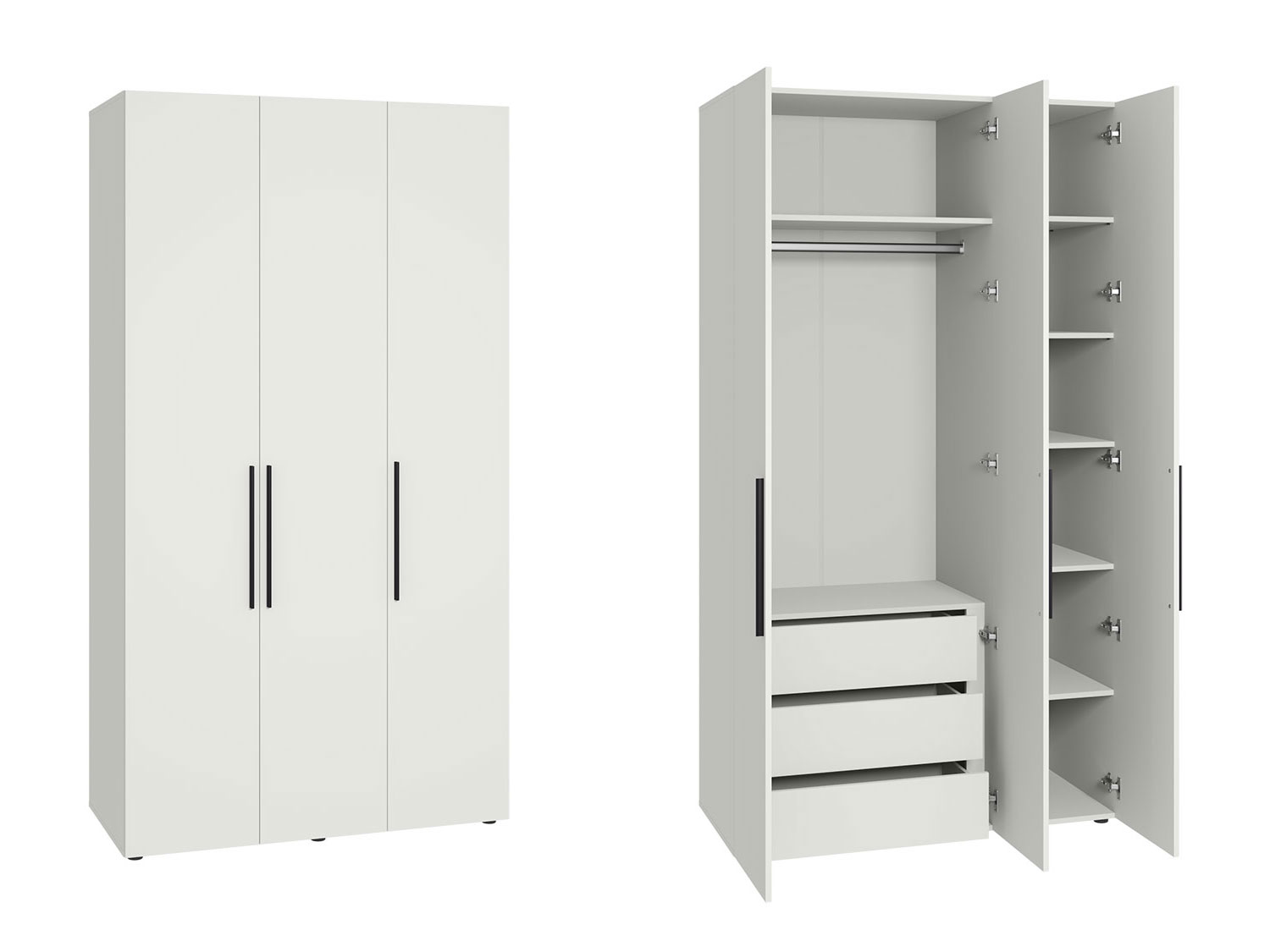 Спальня Эйр Комплект 1, белый шагрень купить в Москве