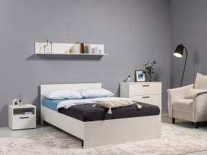 Спальня Эйр Комплект 2, белый шагрень