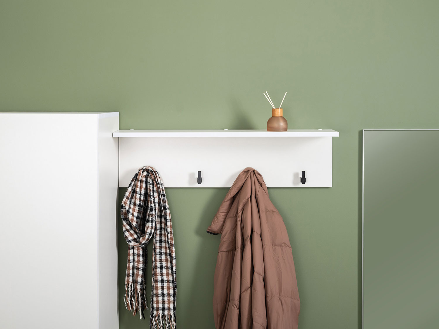 Вешалка Эйр 16.551.01, белый шагрень купить в Москве