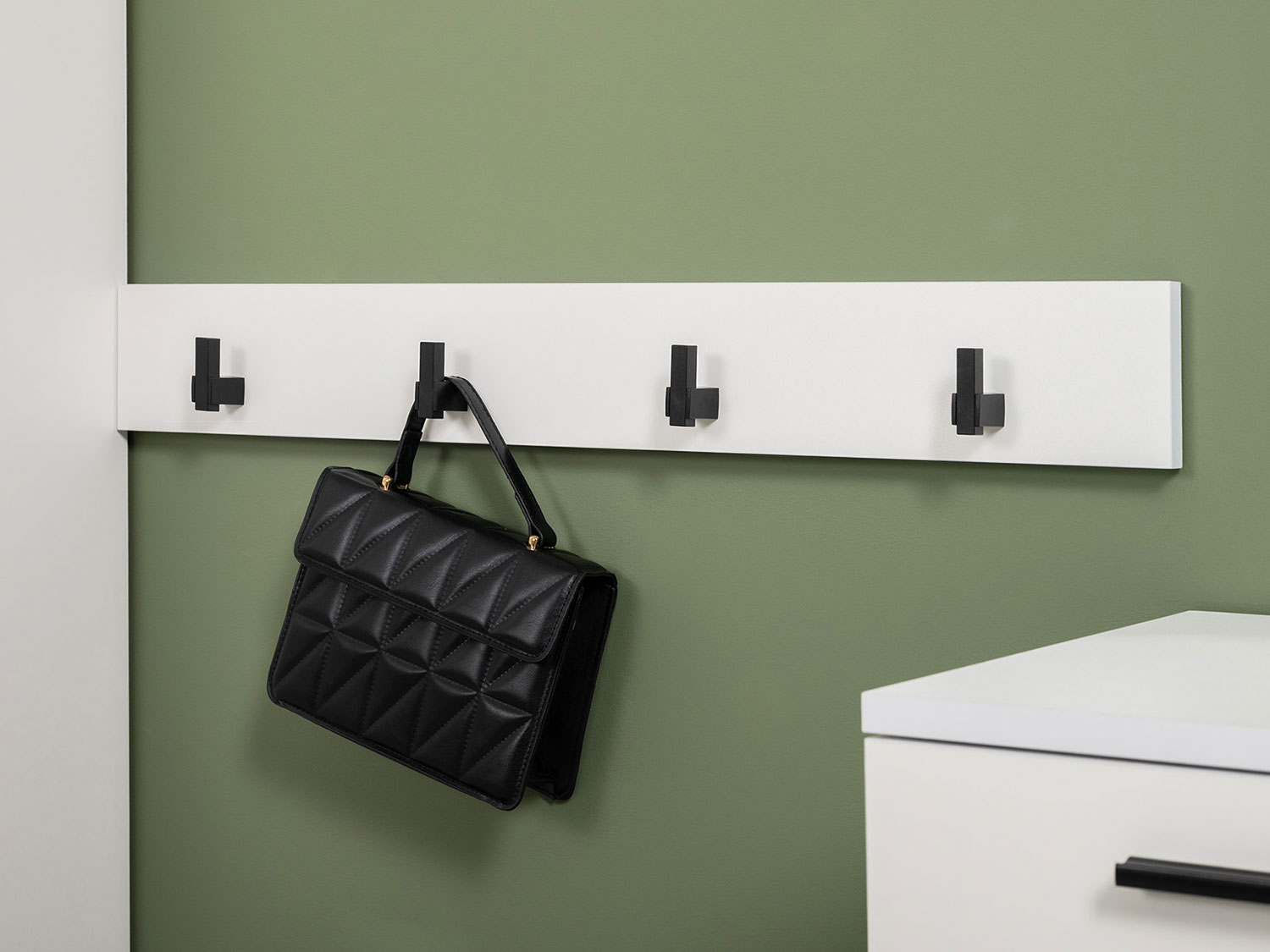 Вешалка Эйр 16.551.02, белый шагрень купить в Москве