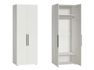 Шкаф для одежды Эйр 13.341, белый шагрень