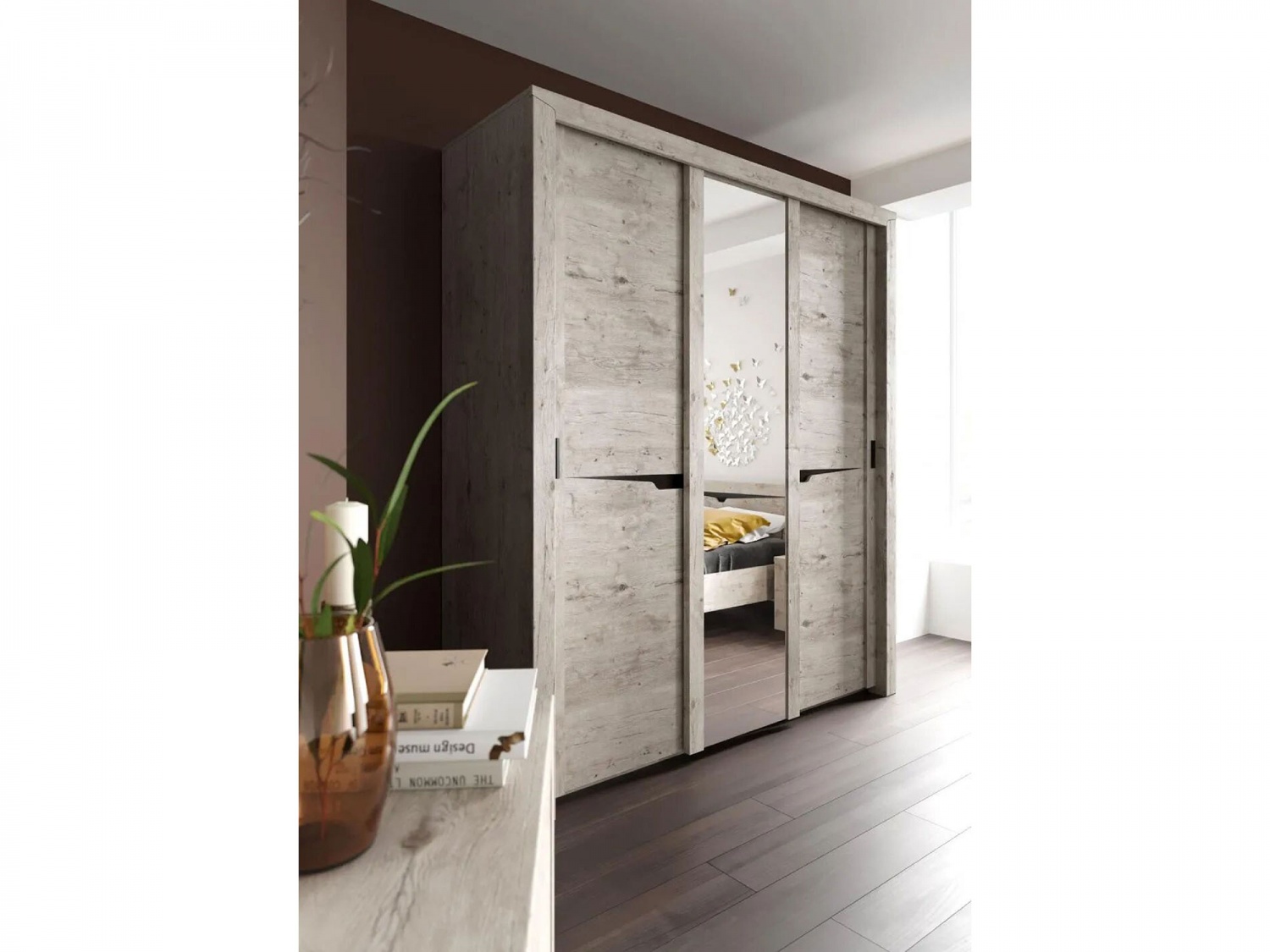 Шкаф 3 дв. с раздвижными дверями Соренто купить в Москве