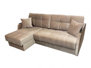 Угловой диван Кельн У с узкими подлокотниками, 200х150, пантограф, независимые пружины