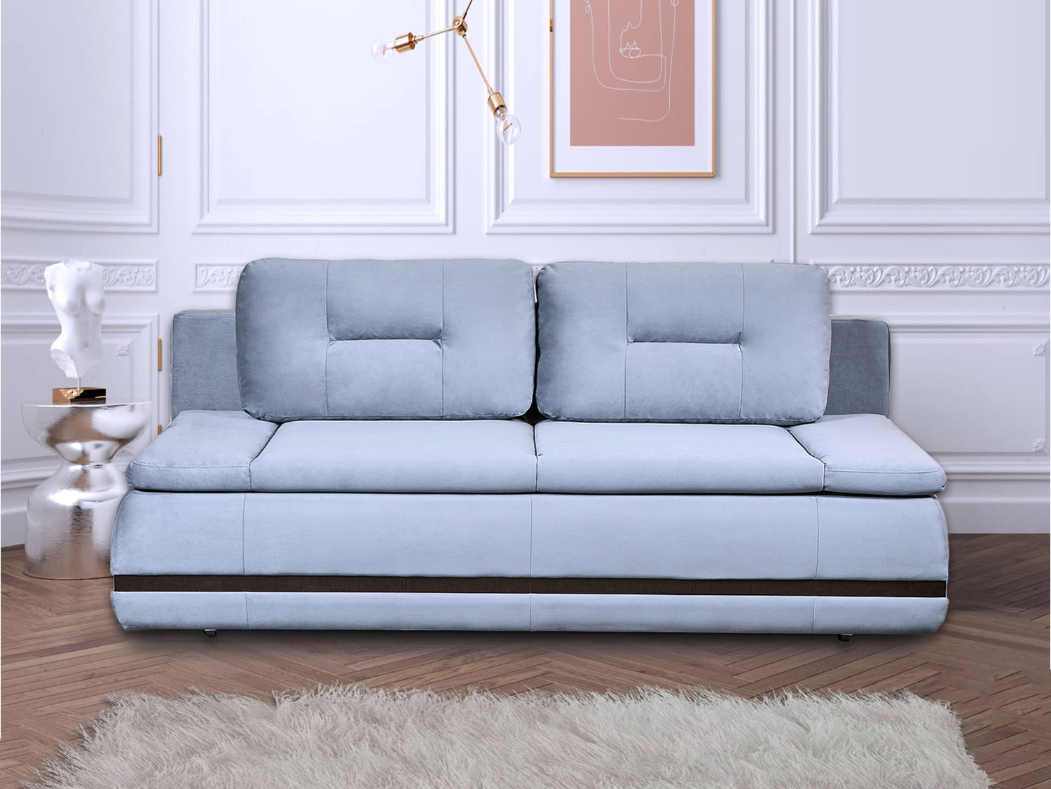 Диван раскладной Твигги Н, 200х155, еврокнижка, независимые пружины купить в Москве