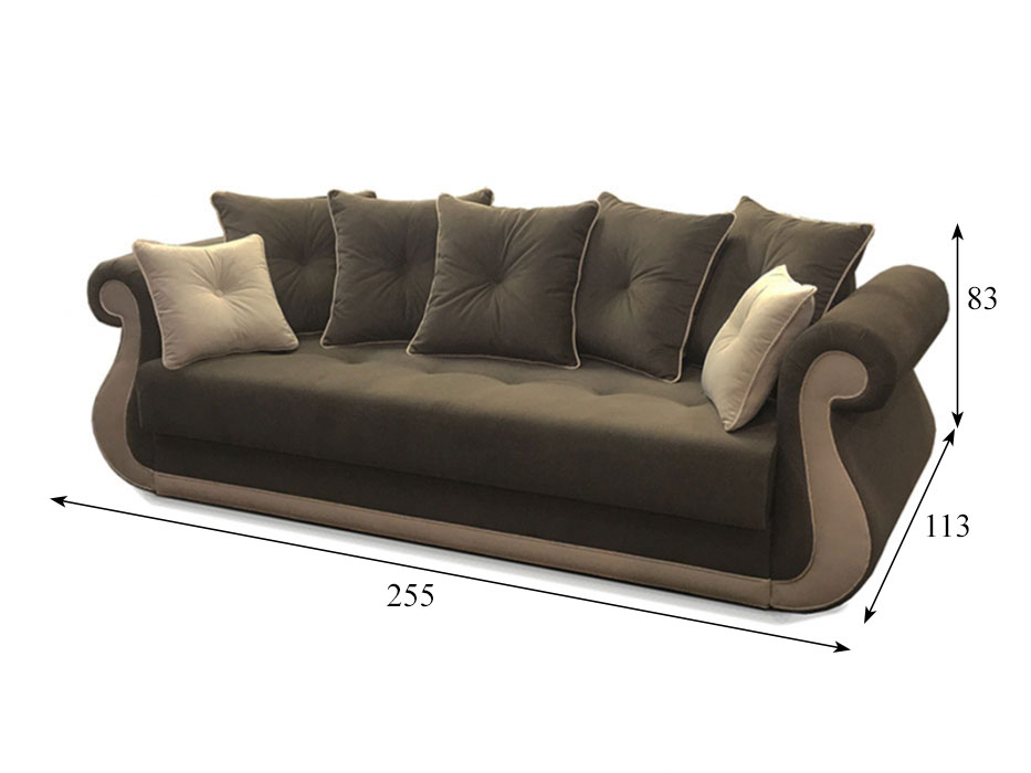 Диван раскладной Версаль, 200х164, пантограф, независимые пружины купить в Москве