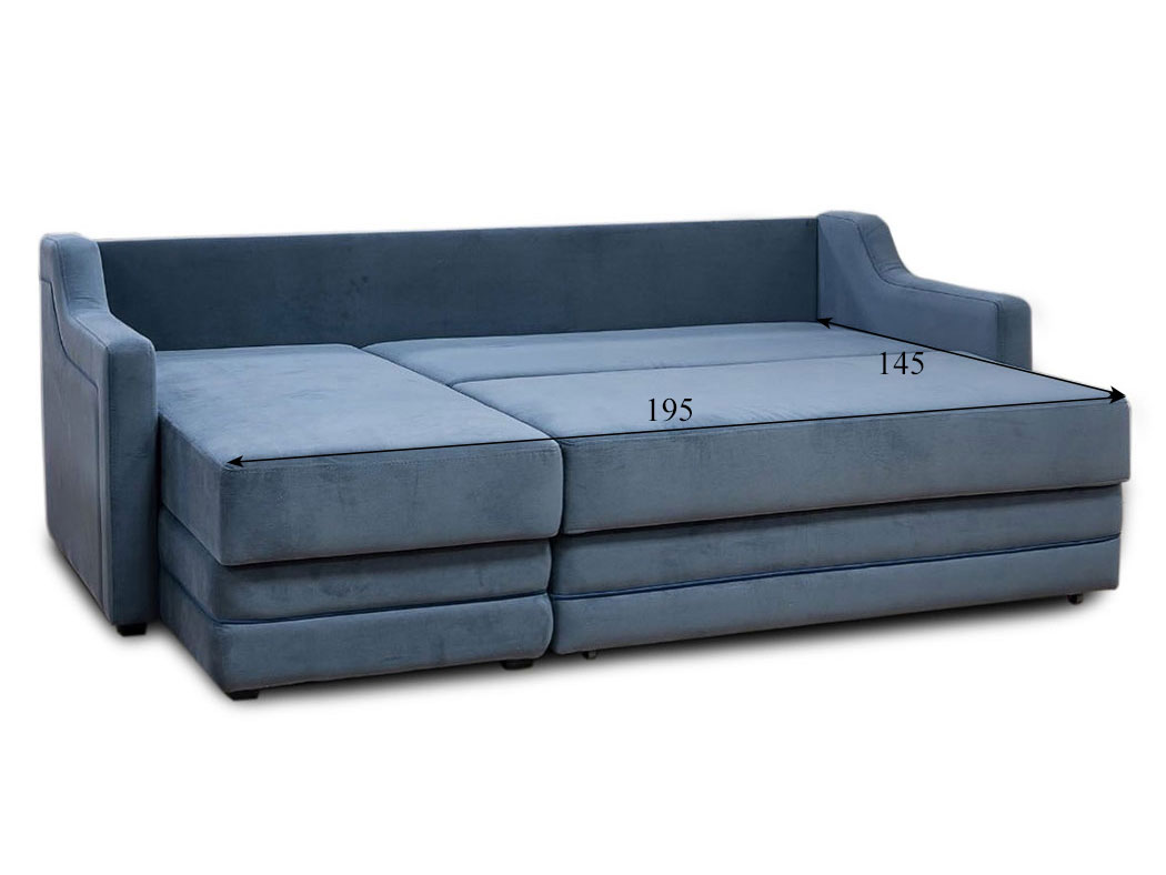 Угловой диван Йорк, 195х140, еврокнижка, независимые пружины купить в Москве