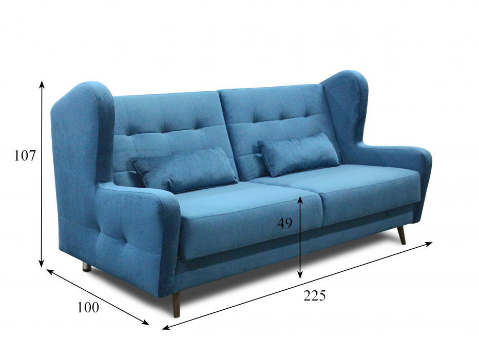 Диван раскладной Монти, 195х130, книжка, независимые пружины купить в Москве