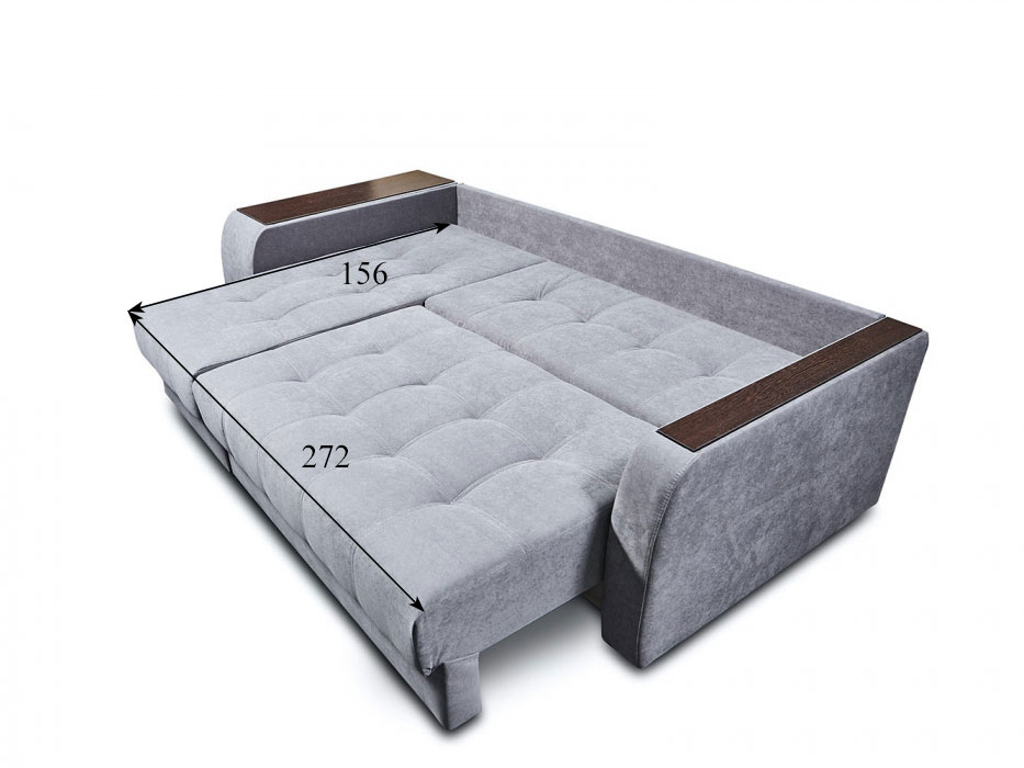 Угловой диван Трио Лонг, 272х156, пантограф, независимые пружины купить в Москве