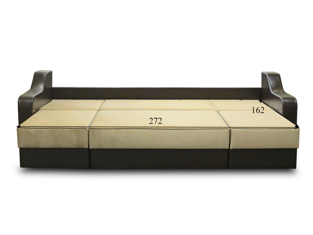 Угловой диван Кардинал 3, 272х162, пантограф, независимые пружины купить в Москве