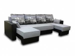 Угловой диван Кардинал 3 с прямыми подлокотниками, 272х162, пантограф, независимые пружины