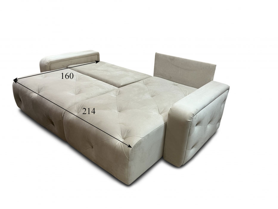 Угловой диван Неаполь, 214х160, пантограф, независимые пружины купить в Москве