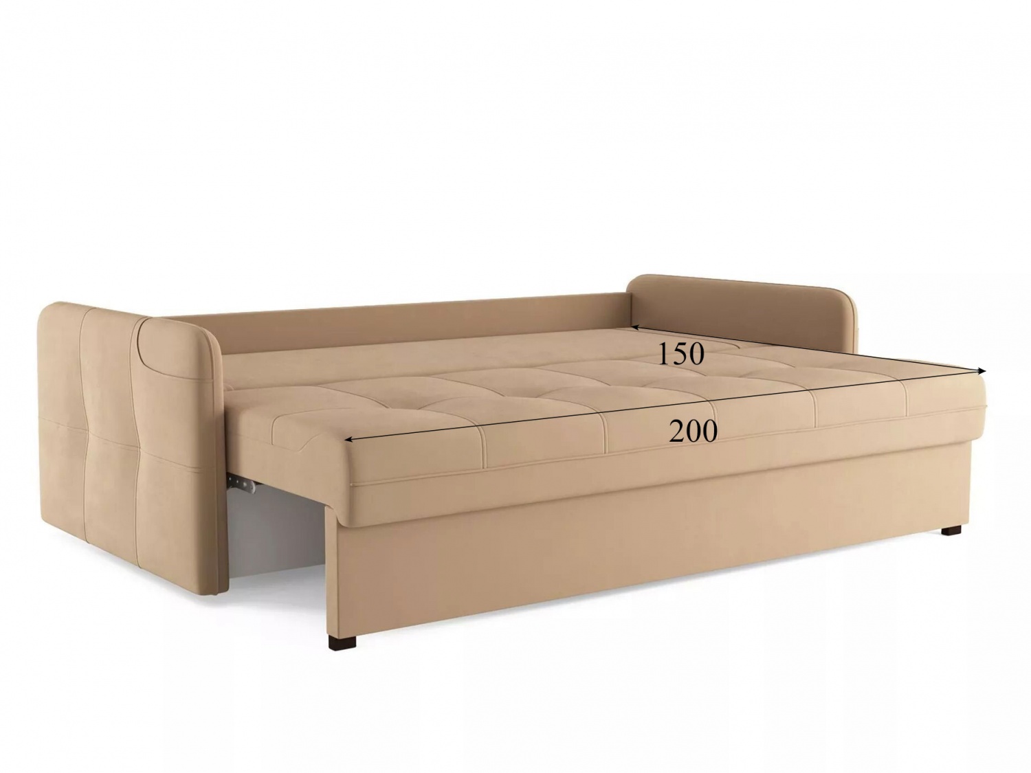 Диван СМАРТ 1 Модель 063 (Velutto 05) купить в Москве