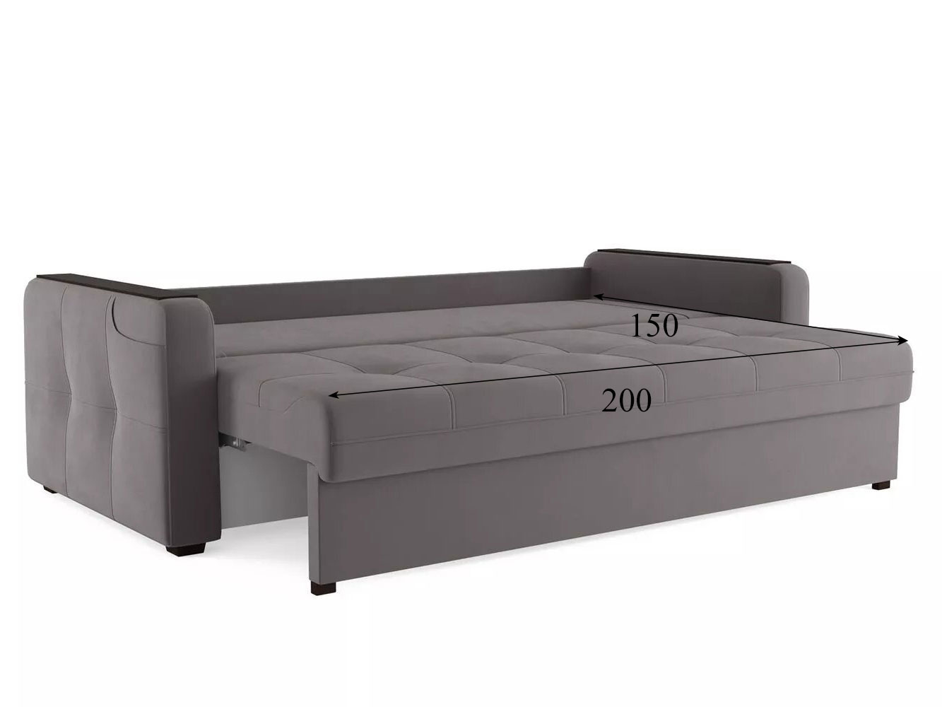 Диван СМАРТ 3 Модель 063 (Velutto 19) купить в Москве