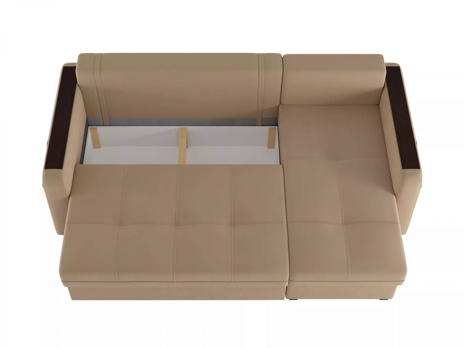 Угловой диван СМАРТ 3 Модель 063 (Velutto 05), правый купить в Москве