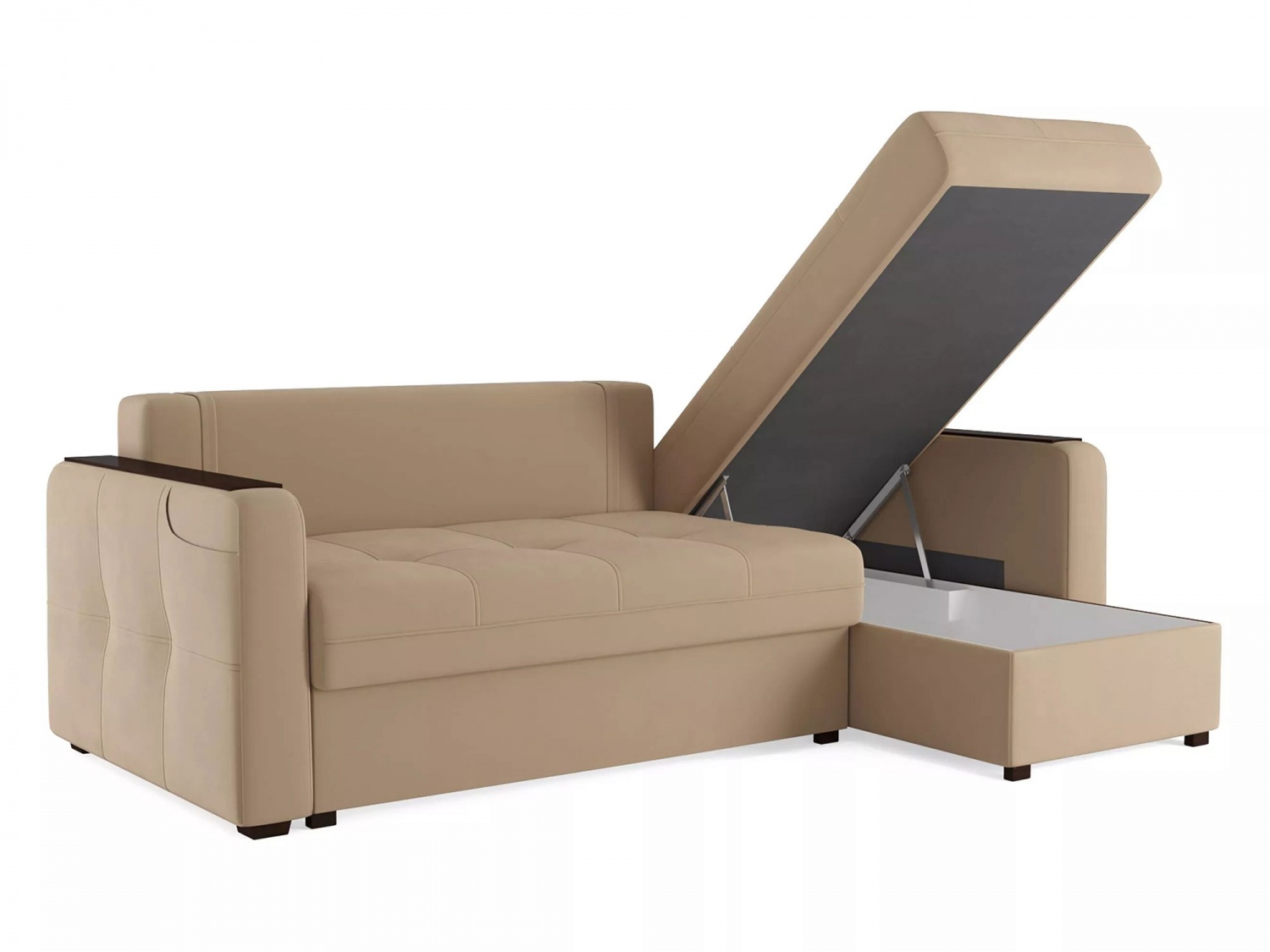 Угловой диван СМАРТ 3 Модель 063 (Velutto 05), правый купить в Москве